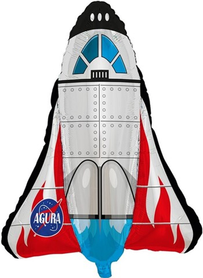 Шар (35''/89 см) Фигура, Космический шаттл, 1 шт. в уп.