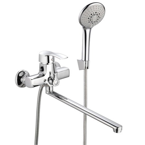 Смеситель для ванны и раковины 40к ПРОФСАН ПСМ-777-023 "ПЛЮС"  эксцентрики "ЕВРО",  ХРОМ