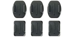 Набор плоских и изогнутых клеящихся платформ GoPro Flat + Curved Adhesive Mounts (AACFT-001)