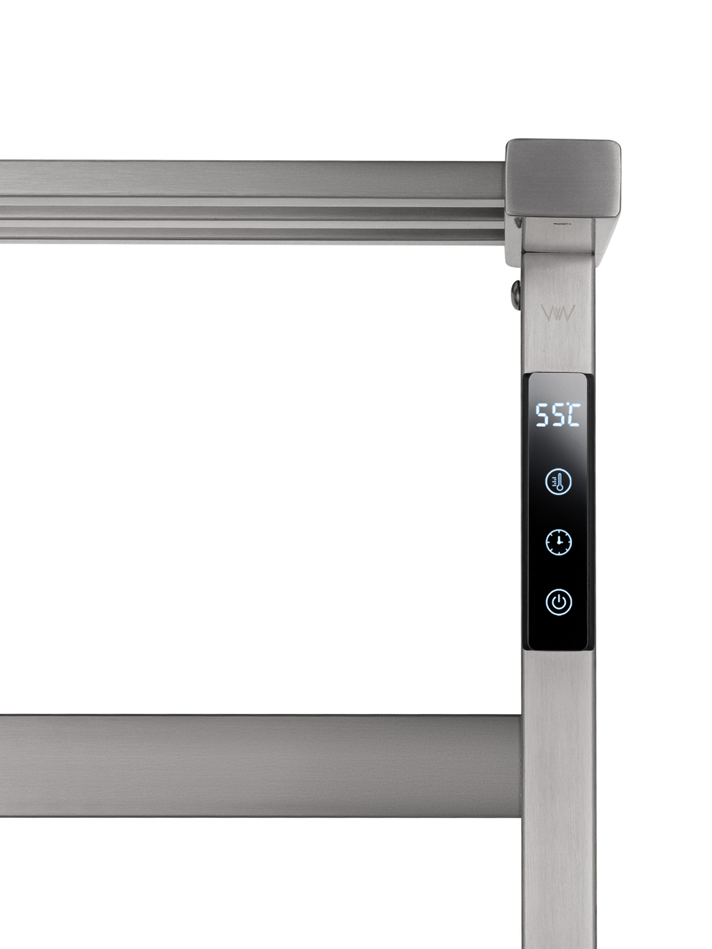 Полотенцесушитель электрический WONZON & WOGHAND FRANKFURT, Брашированный никель (WW-A1026-BR)