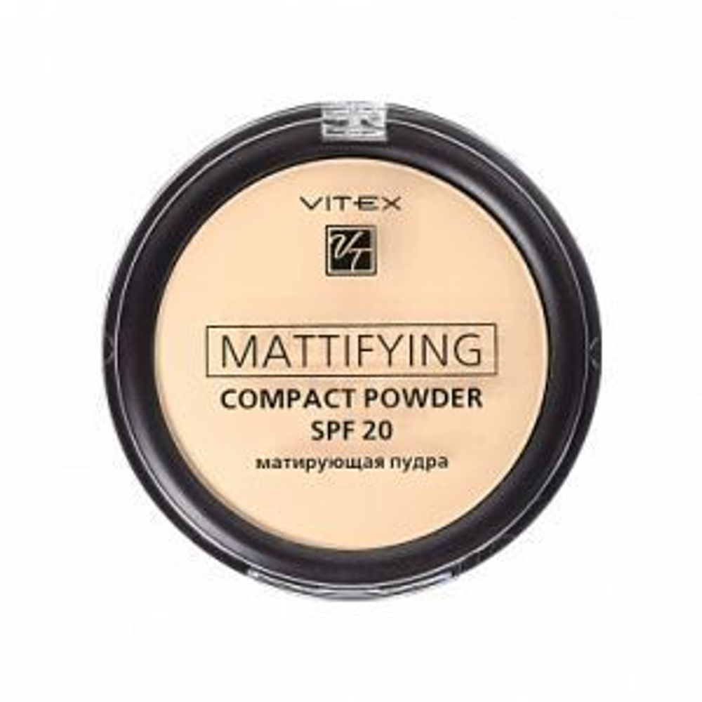 Витэкс Пудра Матирующая тон 04 компактная для лица SPF20