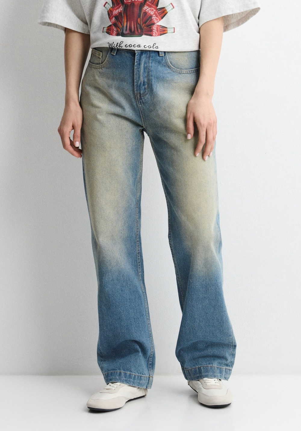 Джинсы Cut голубой