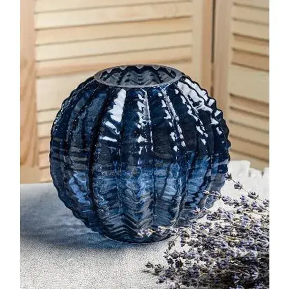 Ваза Плиссе малая d-170мм h-160мм Ночное небо