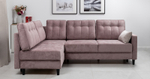 Арно угловой диван-кровать (пепел розы)