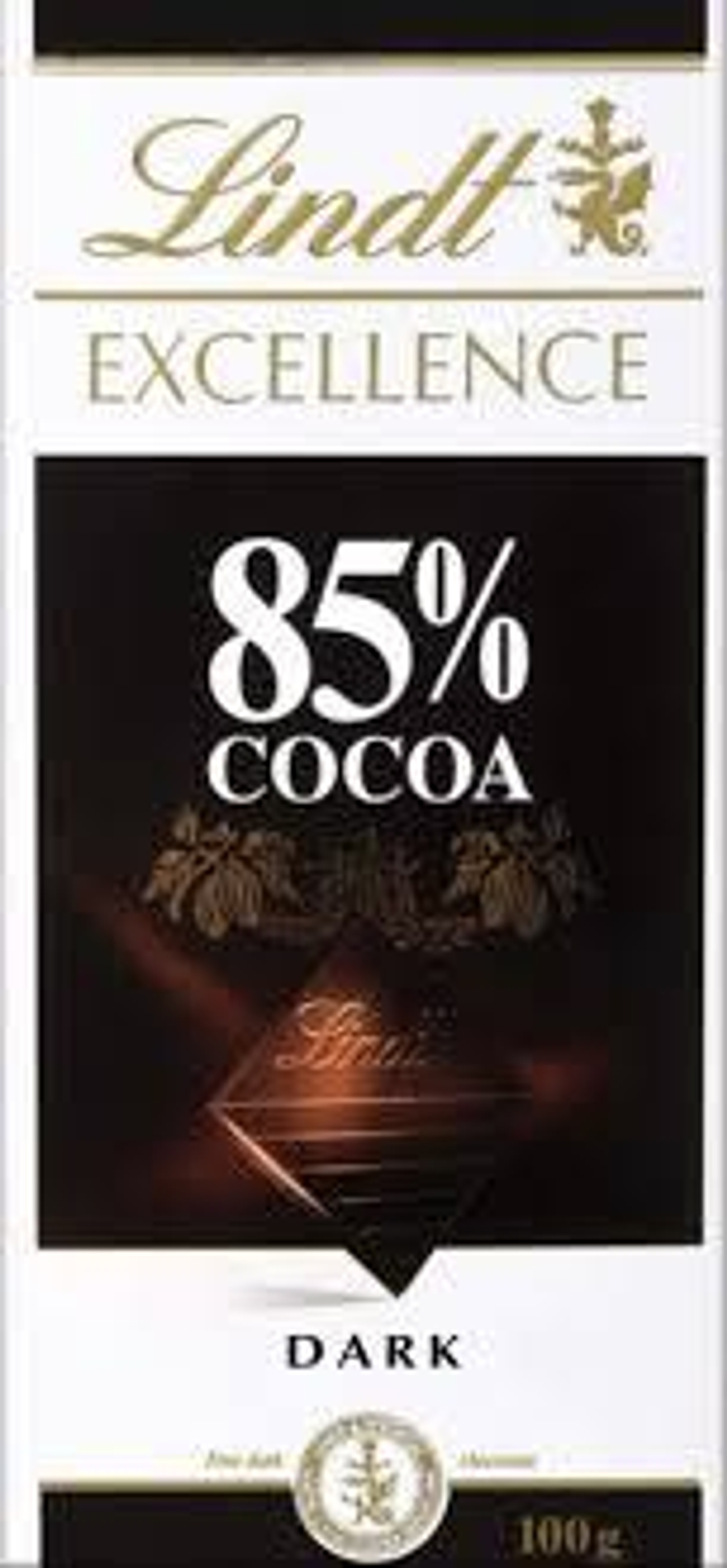 Шоколад Линдт Экселенс 100г темный 85% какао