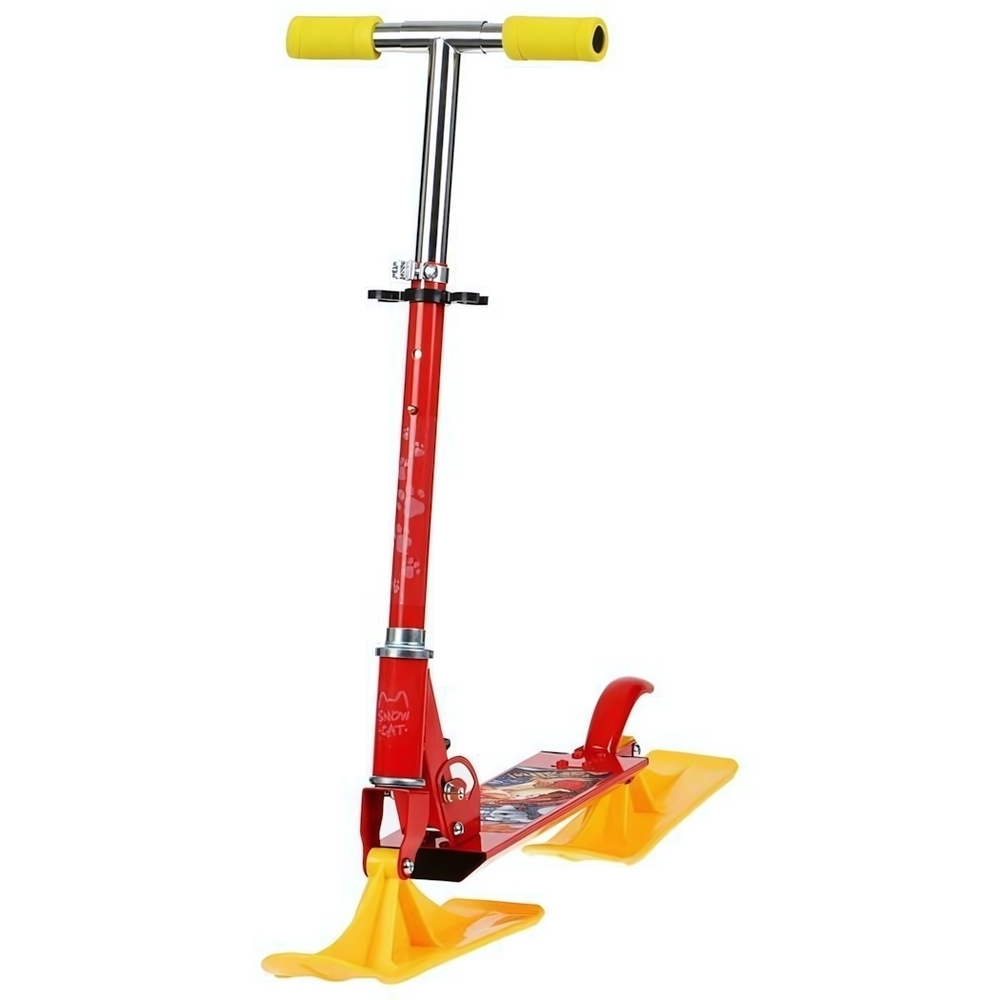 Самокат-снегокат зимний 2в1, 100мм 9687194