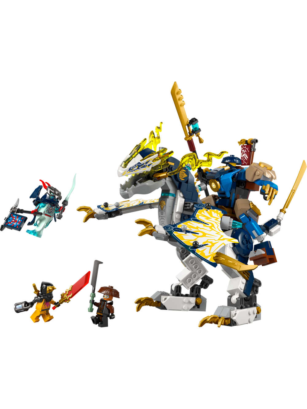 Конструктор лего Ninjago 71843 "Механический драконий всадник Плута"