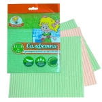 Салфетки быт. ЦЕЛЛЮЛОЗА Умничка 17*15см 3штФлексопечать (А)