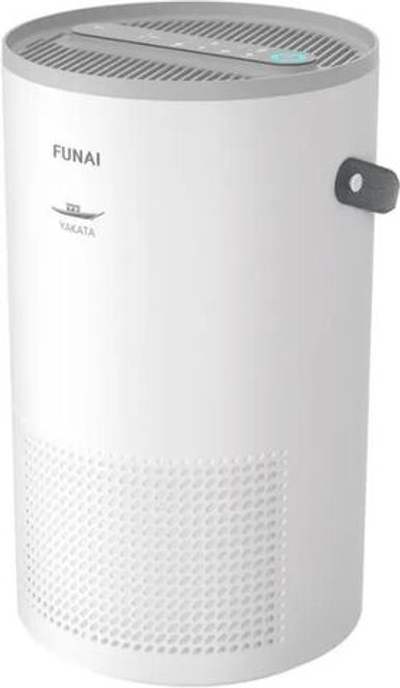 Воздухоочиститель Funai Yakata Hap-Y300S01W,  до 40м2,  с ионизацией, белый/серый