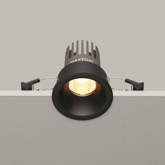 Встраиваемый светильник Maytoni Technical Downlight Dip DL115-10W-3K-B