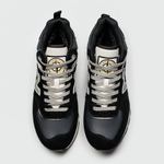 кроссовки New Balance 574 Mid x Stone Island Black / White Winter