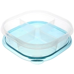 Контейнер пластиковый «Бриллиант» 4секции 22*22*6см