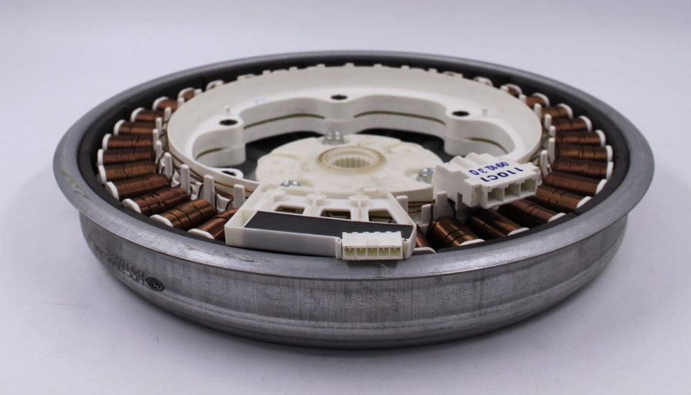 Двигатель (мотор) (Ротор+Статор) для стиральных машин LG (MEV348143TG-3 - WDC266C03R 091022C)