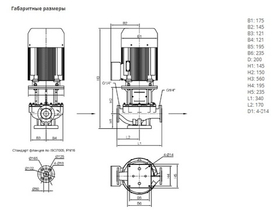 Одноступенчатый насос IPN 50/120-1,5/2-V4