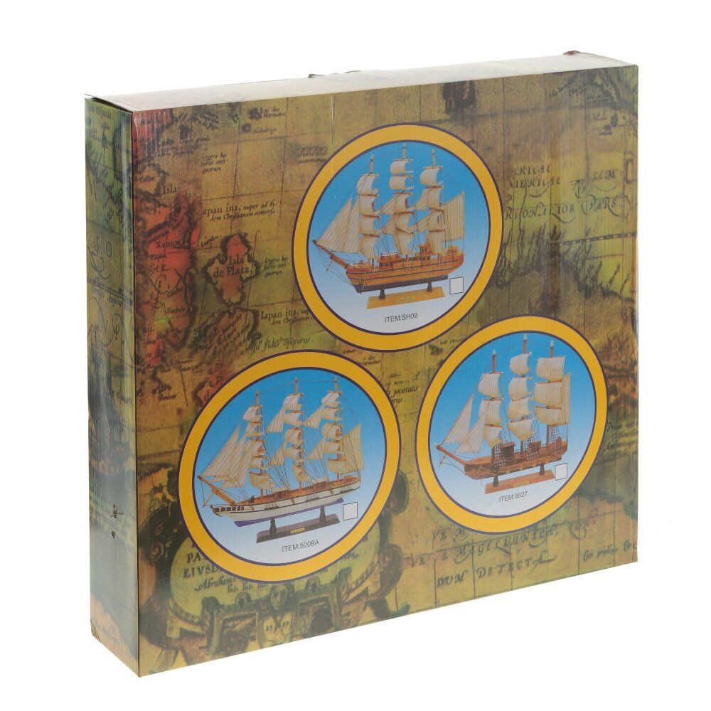 GAEM Изделие декоративное "Корабль", L48 W9 H44 см