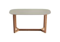 Стол обеденный Cross 2 160*85 см (серо-бежевый, бук)