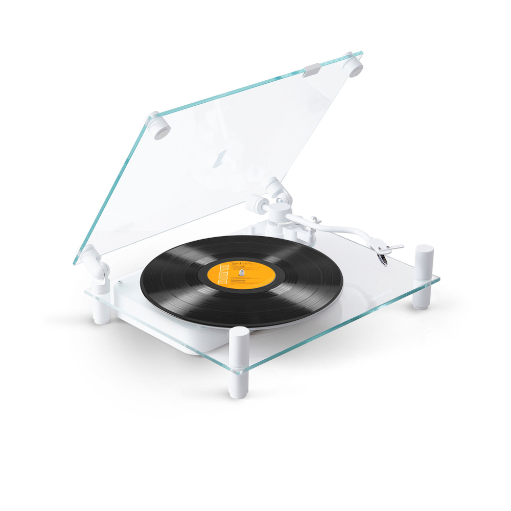 Виниловый проигрыватель Transparent Turntable, белый