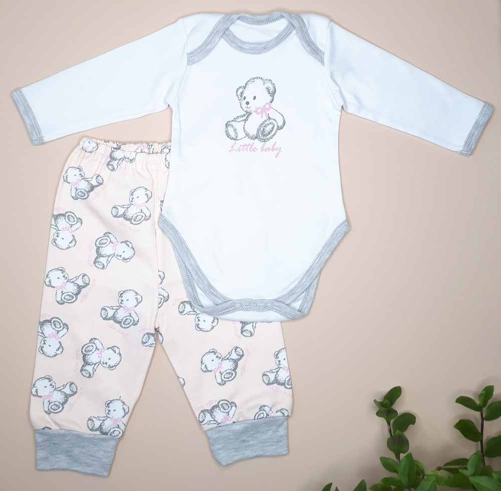 Комплект Мишка с бантиком