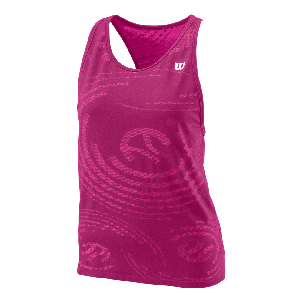 Женская теннисная майка Wilson Power Seamless Tank Top Women - Pink
