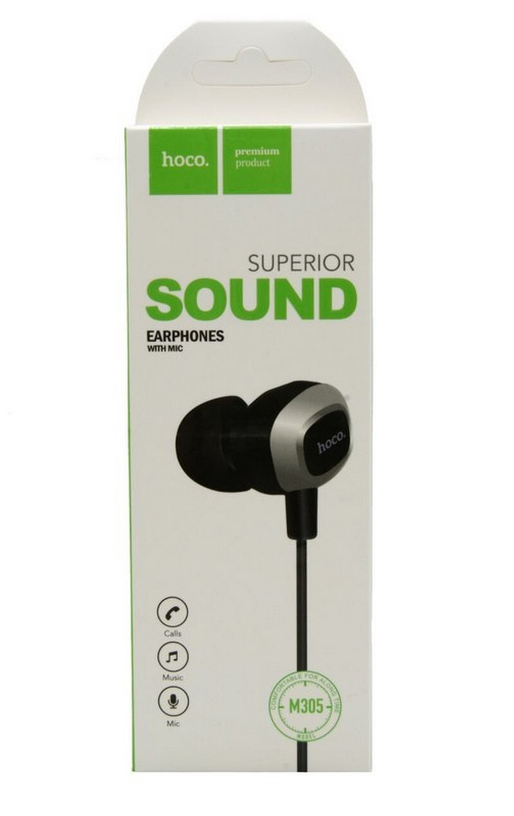 Наушники с микрофоном HOCO M305 (черный)