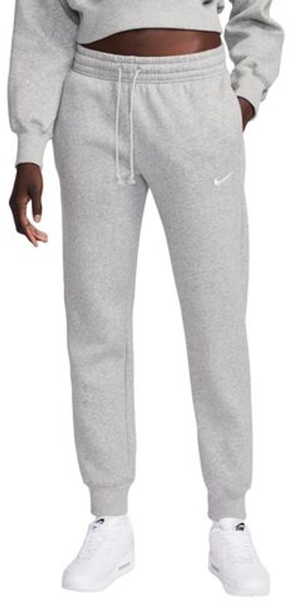Женские теннисные брюки Nike Sportswear Phoenix Fleece Pant - серый