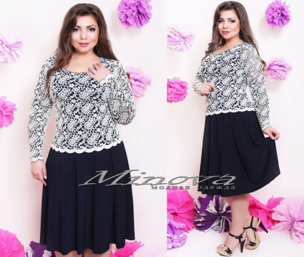 Платье 0032-белый Minova