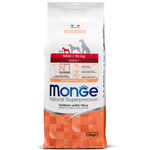 Корм для собак мелких пород Monge Dog Speciality Line Monoprotein Mini, из лосося с рисом 2,5 кг