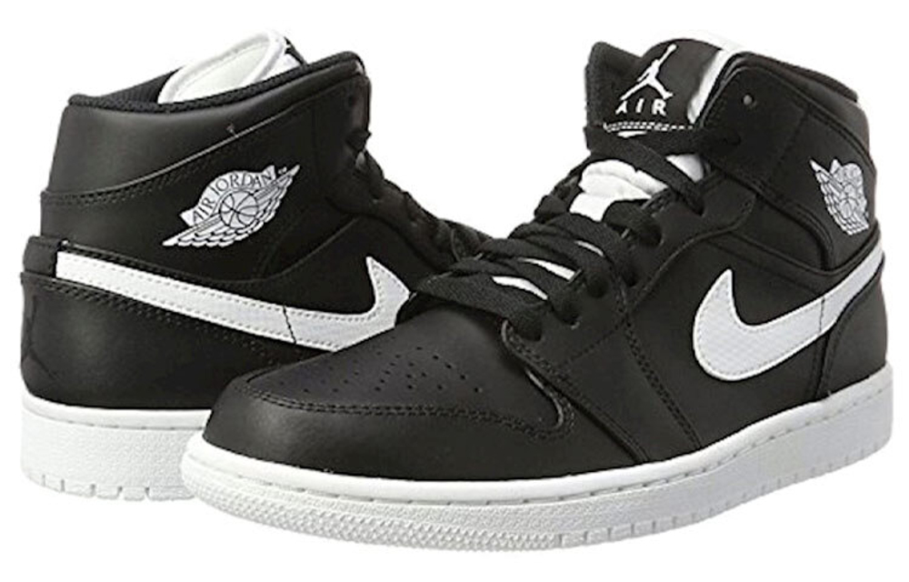 Кроссовки Jordan Air Jordan 1 Retro Mid Black White
