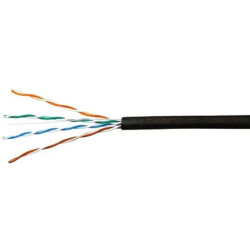 Витая пара SkyNet Кабель Standart UTP outdoor 4x2x0,48, медный, FLUKE TEST, кат.5e, однож., 100 м, box, черный [CSS-UTP-4-CU-OUT/100]