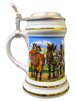 Кружка пивная "Конная пивная повозка" Германия