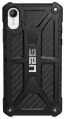 Чехол Uag Monarch для iPhone XR чёрный карбон (Carbon)