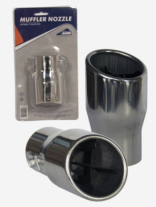 Насадка на глушитель нержавеющая сталь D=55мм Nova Bright 36984