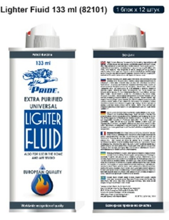 Бензин тм Pride Fluid Lighter, 133мл * 6шт (4бл)  82101