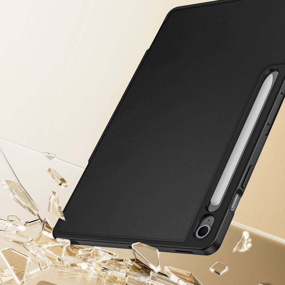 Складной чехол книжка от Dux Ducis для Samsung Galaxy Tab S10 FE+, серия Vers Series Case, с магнитным держателем Pencil и и функцией автоматического перехода в спящий режим