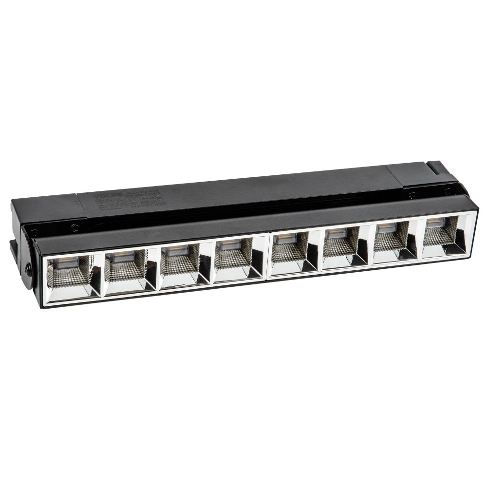 ULB-Q283 20W-4000K BLACK Светильник-прожектор светодиодный трековый. Линейный. 1600 Лм. Белый свет 4000К. Корпус черный. ТМ Volpe