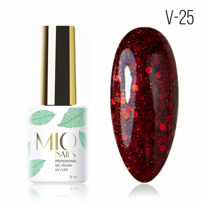 MIO Гель-лак.  V-25. Маскарад-8мл