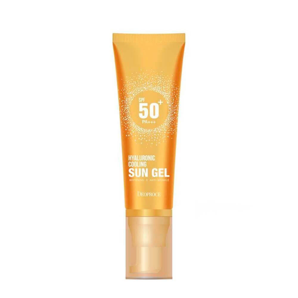 Cолнцезащитный крем Deoproce Hyaluronic Cooling Sun Gel SPF 50+ PA+++