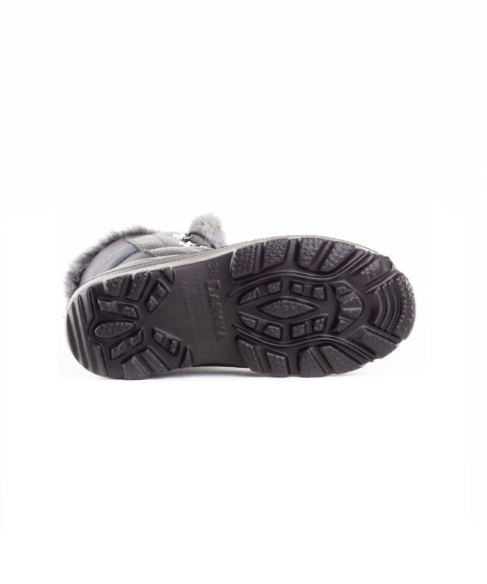 Полусапоги женские из ЭВА "Лайткросс" Д403 до -30С, Дарина (черный/жемчужный)