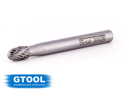 Борфреза GTOOL форма E овал, диаметр головки 6мм