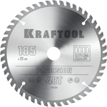 KRAFTOOL Precision, 185 x 20 мм, 48Т, пильный диск по дереву (36952-185-20)