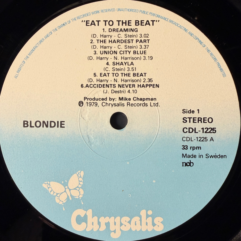 Blondie - Eat To The Beat (Швеция 1979г.)