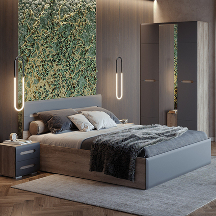 Корпус кровати 1.6 Наоми КР-11 (без основания)