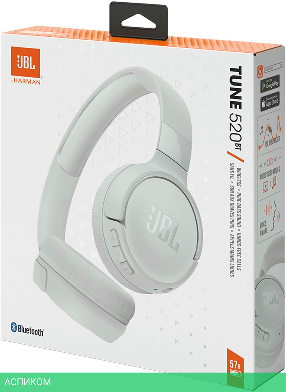 Наушники JBL Tune 520BT White (JBLT520BTWHT)