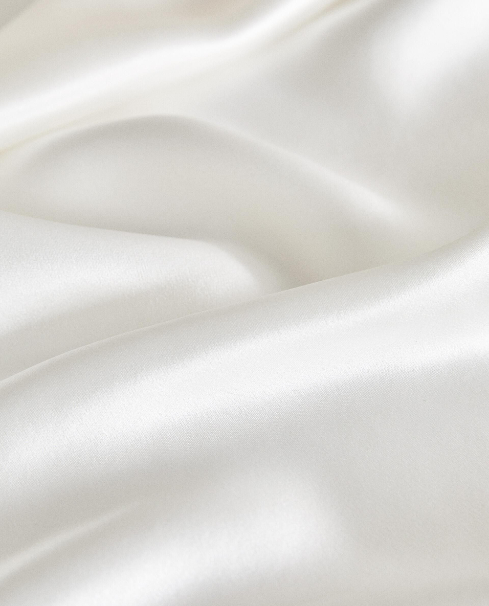 Zara Home - Простыня брюки 100% шелк тутового шелкопряда / матрас 30 см высота, экрю, 180х200х30 см