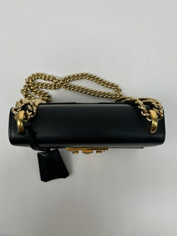 Сумка Gucci Black Leather Small Padlock