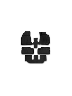 Коврики в салон для TOYOTA Wish, 2003-2009, передний привод, правый руль, 5 шт. (полиуретан) CARTYT00005