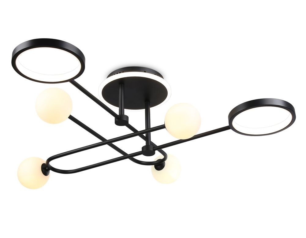 Ambrella Потолочный светодиодный светильник со сменной лампой и пультом управления LineTech FL66232