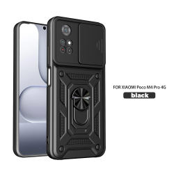 Чехол с кольцом Bumper Case для Xiaomi Poco M4 Pro 4G