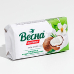 Туалетное мыло ВЕСНА, Ассорти жасмин и кокос. молочко 90г 7752679