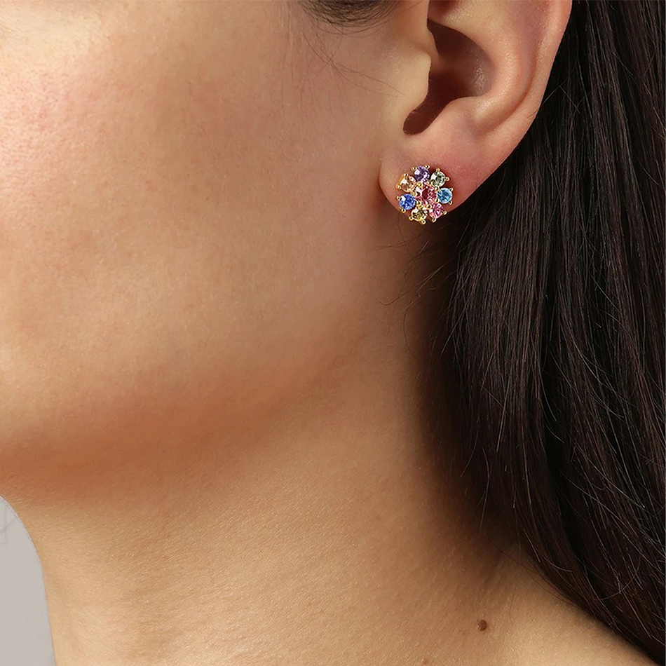 Серьги Dyrberg Kern CARNEA SG PASTEL MULTI 460073